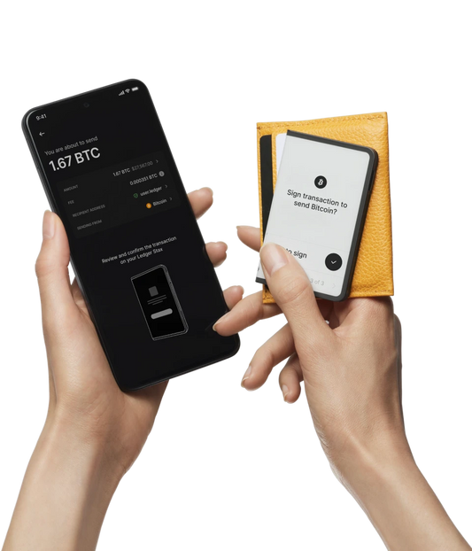Ledger Stax – Touchscreen hardware wallet for secure Bitcoin and crypto asset management