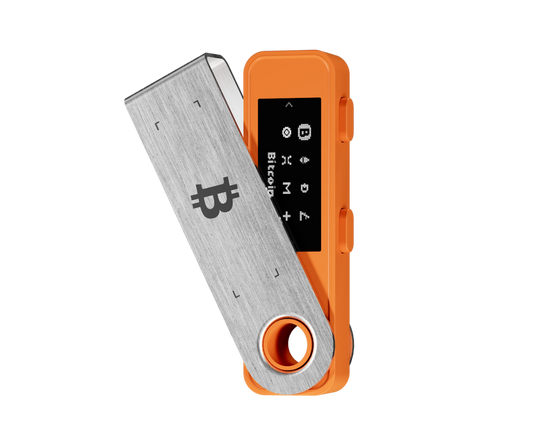 Ledger Nano S Plus – Secure hardware wallet for Bitcoin and cryptocurrency storage.
