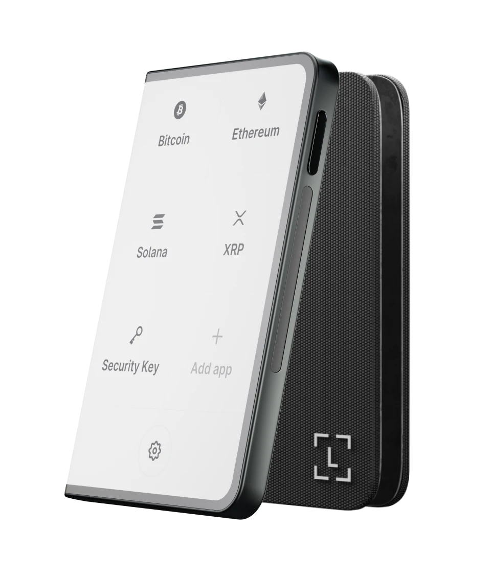 Ledger Stax – Touchscreen hardware wallet for secure Bitcoin and crypto asset management