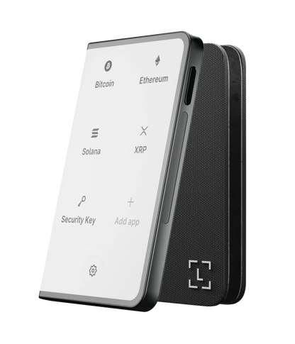 Ledger Stax – Touchscreen hardware wallet for secure Bitcoin and crypto asset management