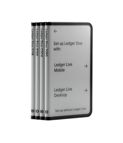 Ledger Stax – Touchscreen hardware wallet for secure Bitcoin and crypto asset management