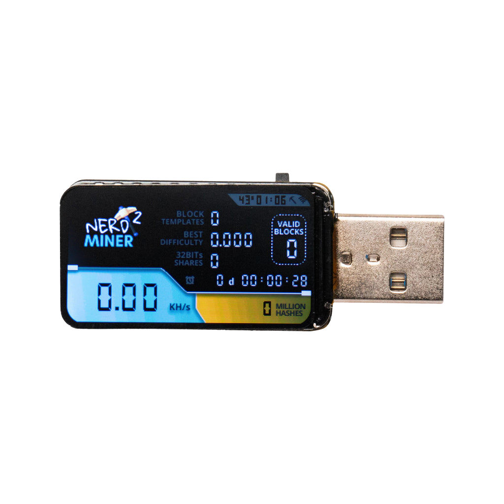 NerdMiner V2 – Micro Bitcoin Solo Miner with 78 KH/s hashrate and 1W power consumption